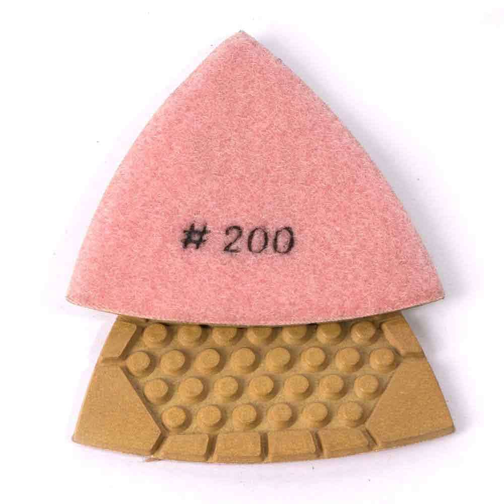 Specialty Diamond Diamond Triangular Dry Pad, 200 Grit - BRTTD200