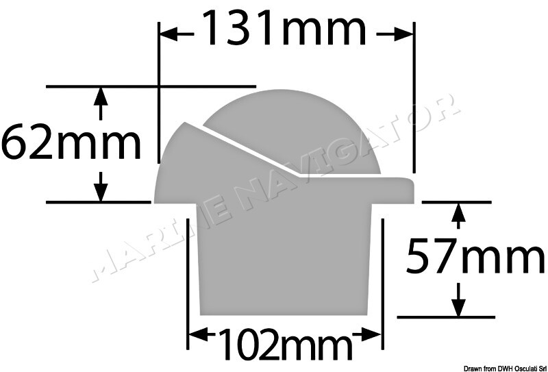 RITCHIE Helmsman 2-Dial Compass 3 Inches 3/4 White/White
