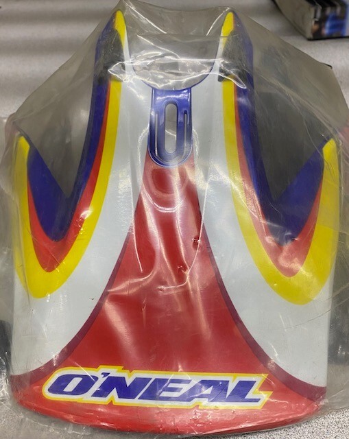 ONEAL 904 HELMET VISOR LARGE RED/BLUE/YELLOW