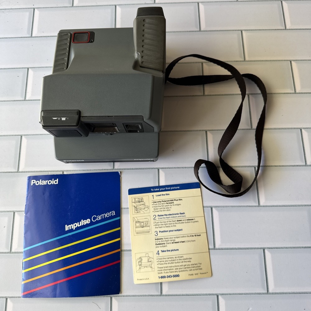 Vintage Polaroid Impulse Instant Camera A++ Cleaned, tested, working