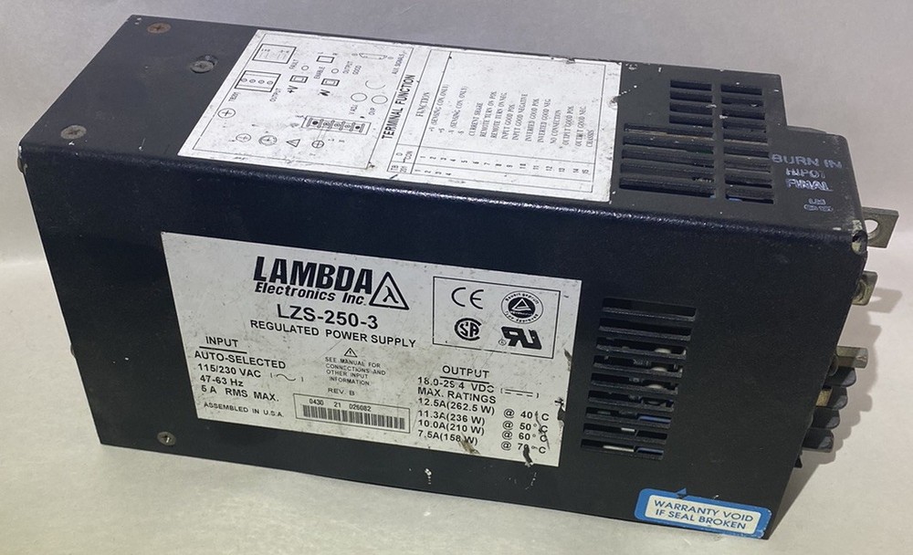 Lambda LZS-250-3 Regulated Power Supply, Multiple Available FREE SHIPPING - GP2