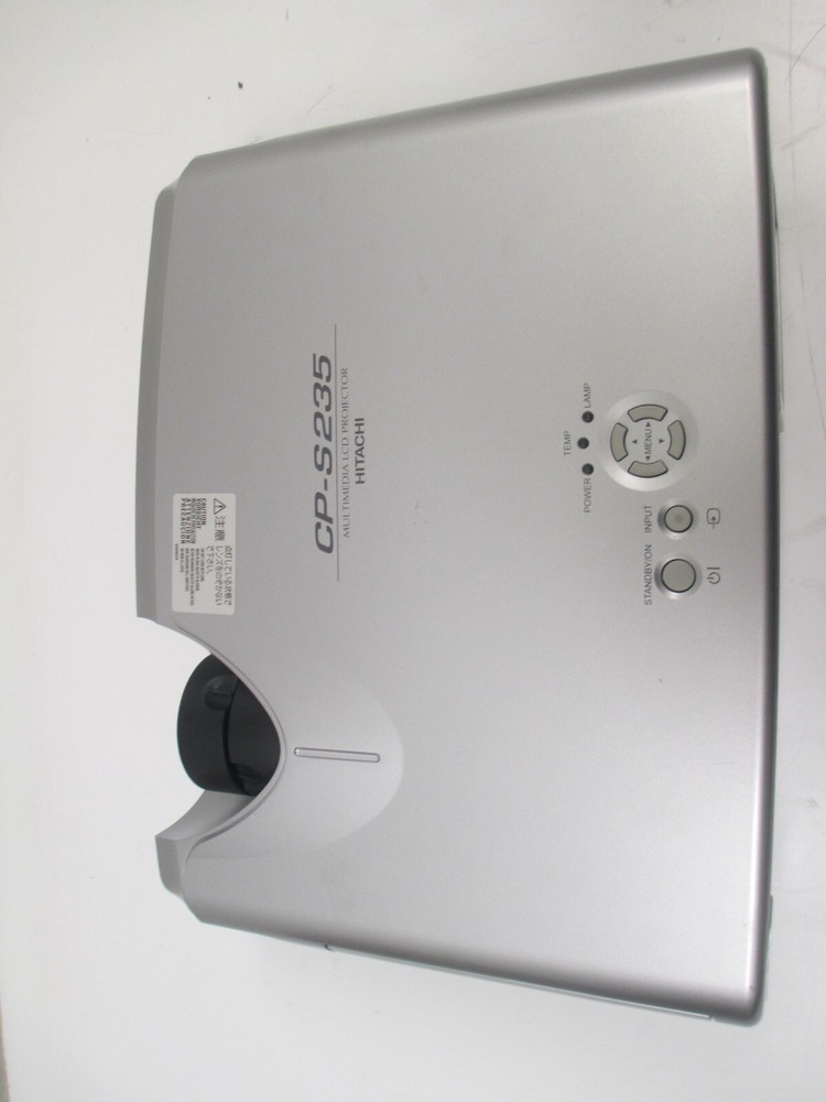 Used Hitachi Projector CP-S235 Multimedia LCD Projector 807 Lamp Hours