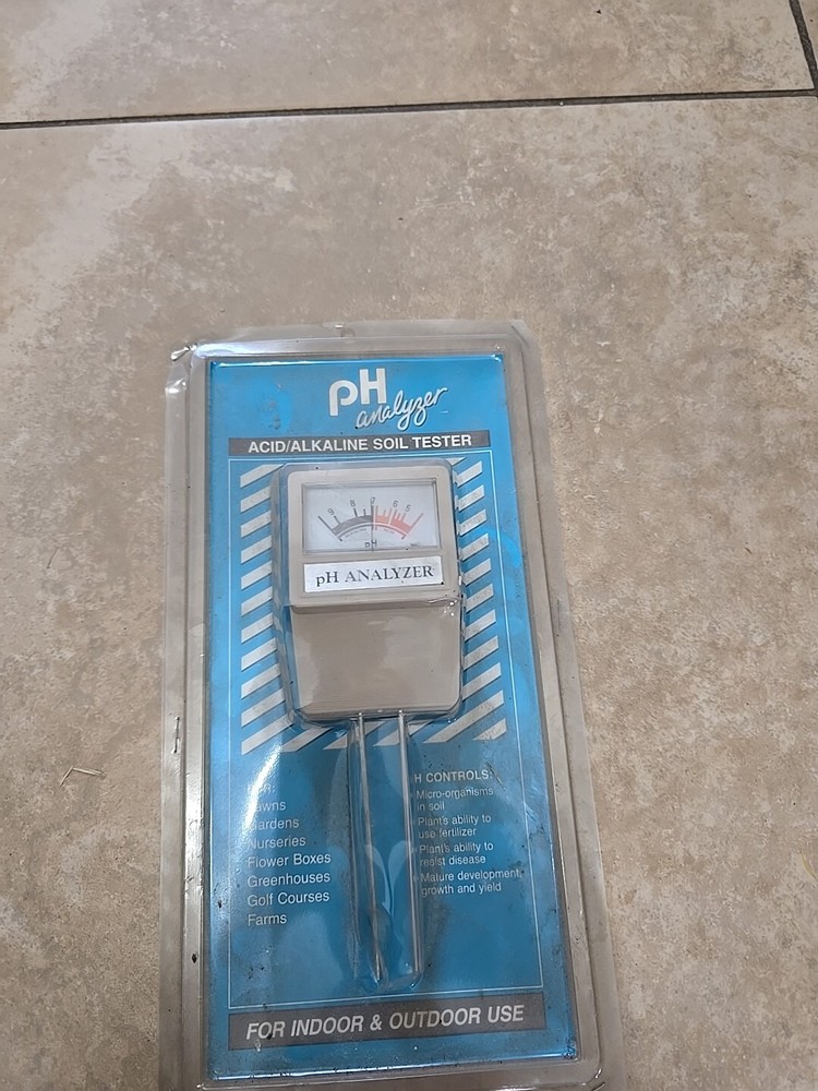 pH7 Dual Probe Soil PH Meter Soil pH Analyzer /Fertilizer NEW OLD STOCK