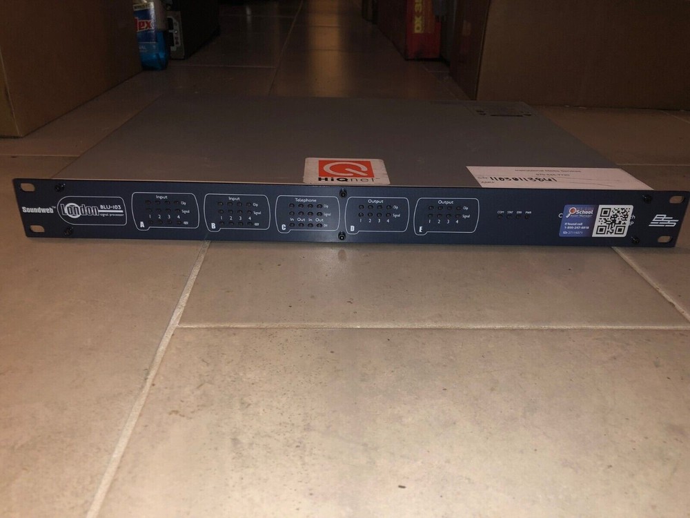 BSS Soundweb London BLU-103 Conferencing Processor with AEC & VOIP