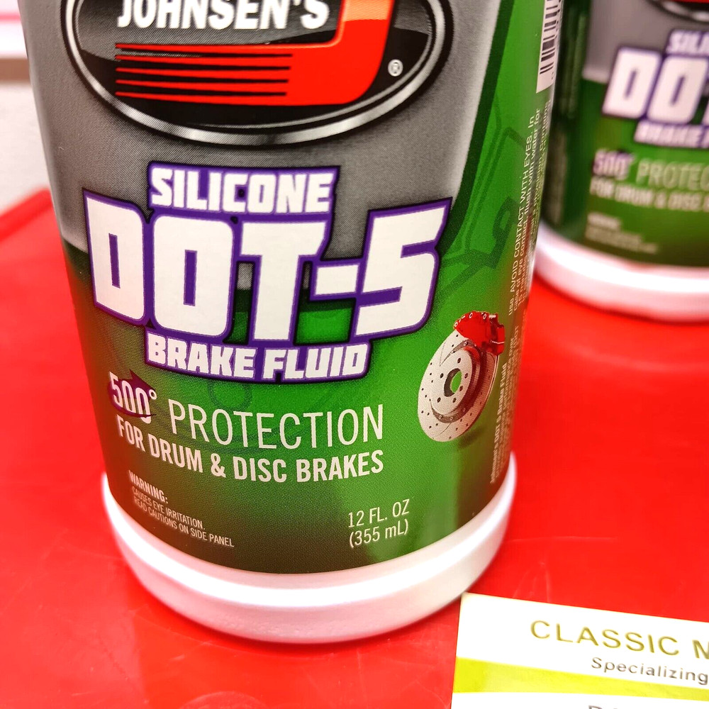 Silicone Dot-5 Brake Fluid. 12 Oz. Made in USA!