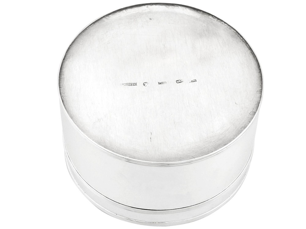 Antique Dutch Silver Biscuit Box - 1850-1899