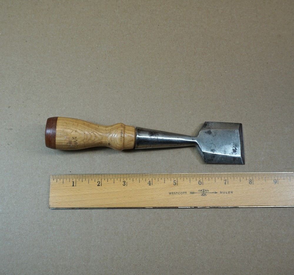 Vintage Greenlee 1 3/4" Socket Butt Chisel & Grant USA 1 1/2"