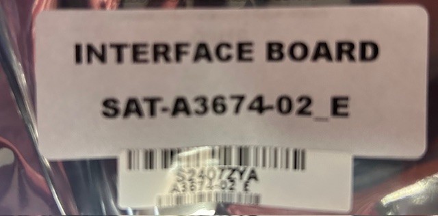 Sedecal A3674-02 Interface Board