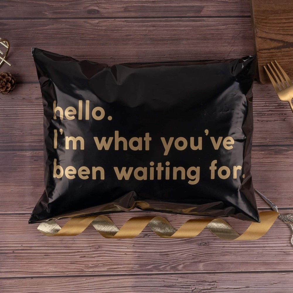Poly Mailer Shipping Bag Black 10x13