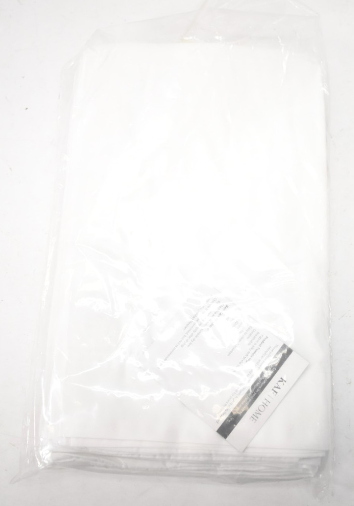 KAF Home Brushed Microfiber Pillow Cases 12 Pack Standard/Queen Size White