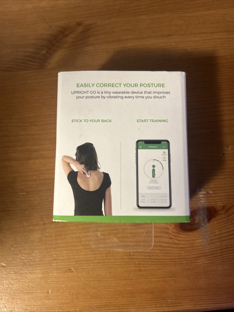 Upright GO Posture Trainer and Corrector for Back (URB06W-IN) Bluetooth - SEALED