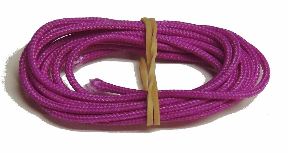 60" BCY FLO PURPLE #24 Archery Bowstring Bow String RELEASE D LOOP MATERIAL USA