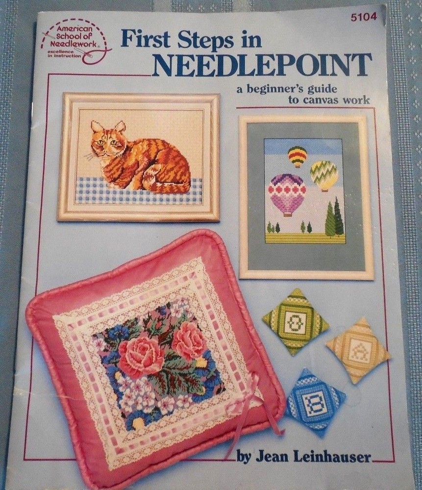 American School of Needlework "First Steps in Needlepoint" a Beginner's Guide