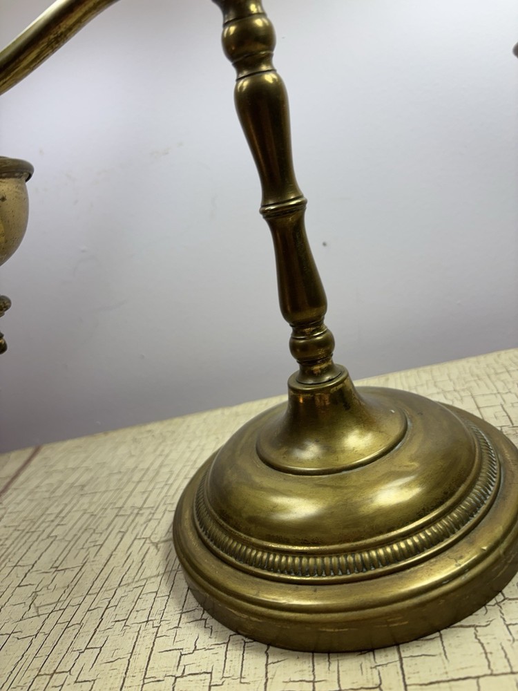 Antique Twin Desk Lamp