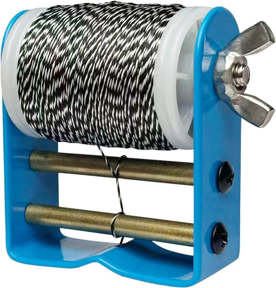 Archery Bowstring Serving Thread Jig 131 yard/120m Bow Blue and Black-white