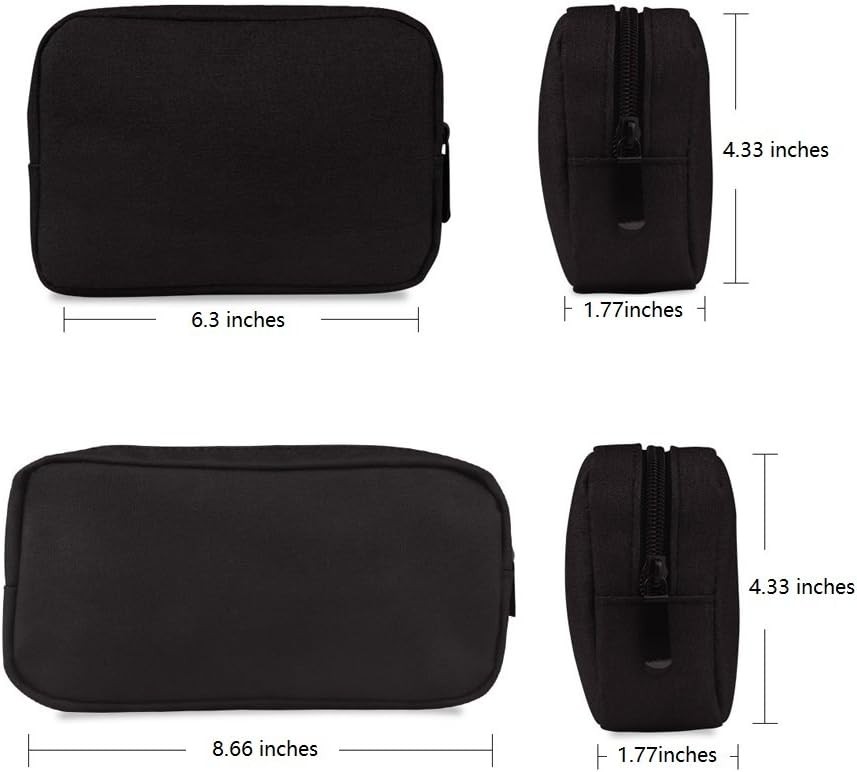 Universal Electronics/Accessories Soft Carrying Case Bag, Small+Big-Black
