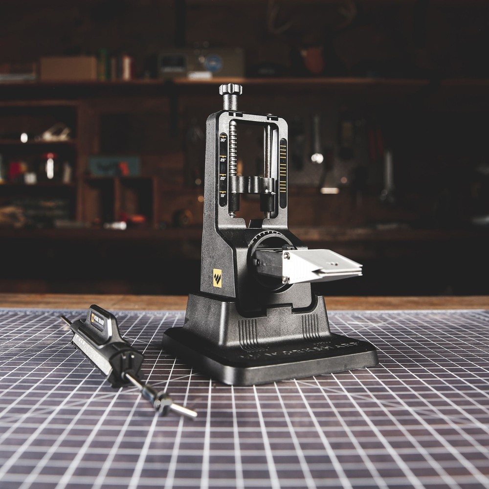 Work Sharp Precision Adjust Knife Sharpener 15°-30° Angle w/ Tri-Brasive Rod