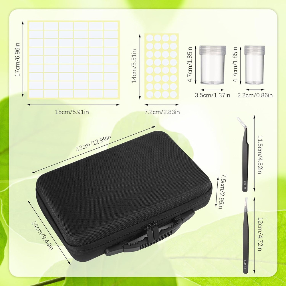 Seed Storage Organizer Box, 57 Slots Seed Collection Containers Seed Storage Box