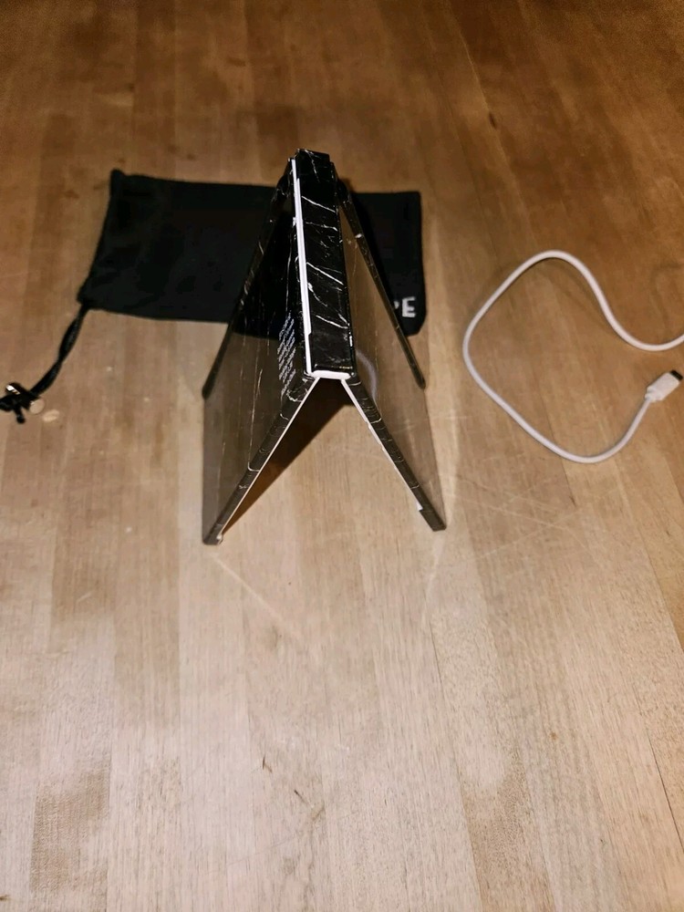 Black Marble Wireless Keyboard, Foldable, Bluetooth, Sleek