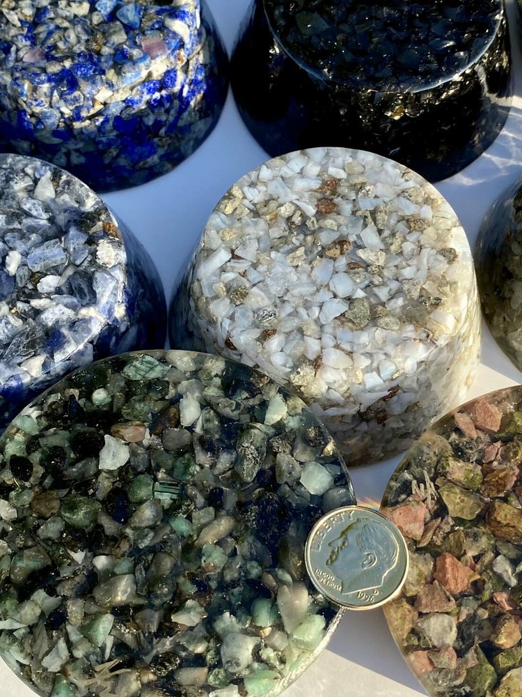 M - P Crystal Orgone Tower Busters Metal Core
