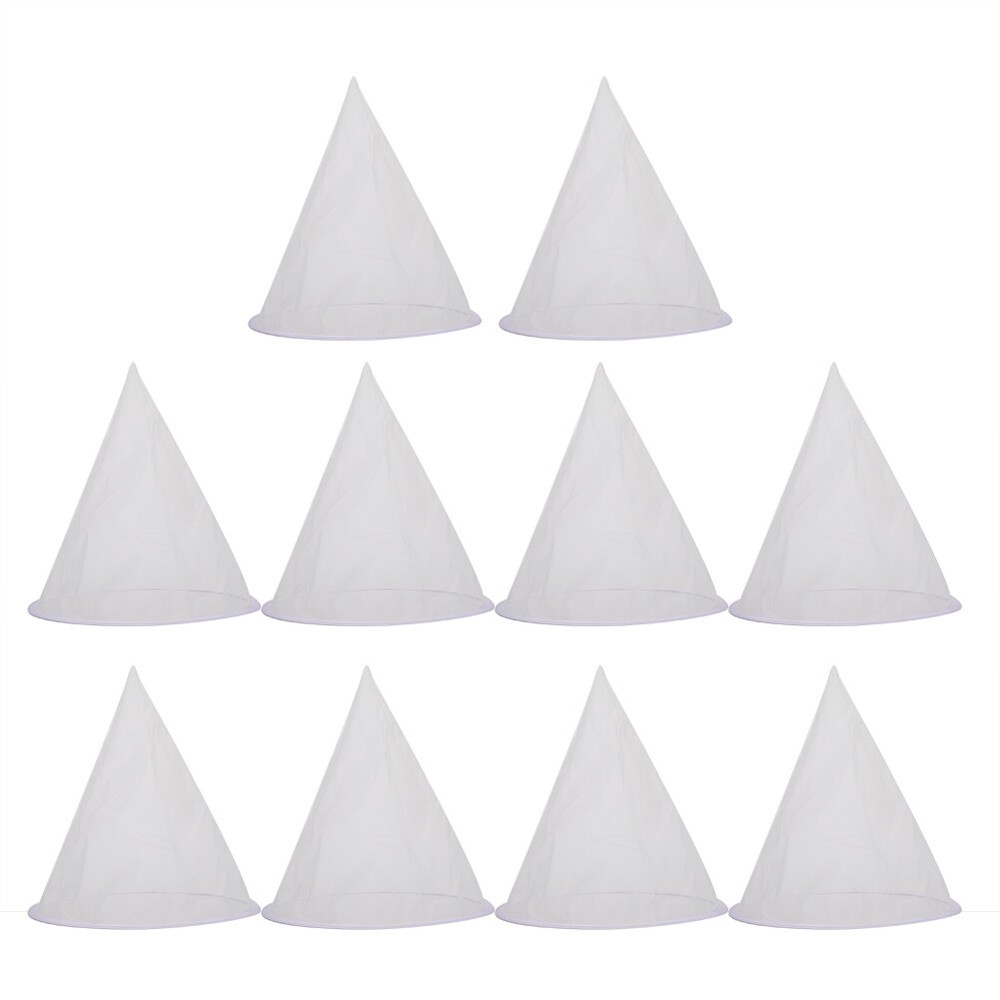 10pcs Honey Strainers Beekeeping Honey Bee Filter Mesh Bag Filters Extract Tools