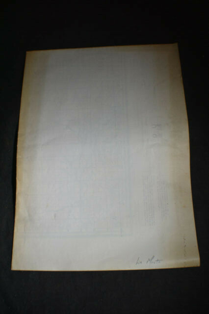 1942 *WW2* Debrousseville Algeria Map