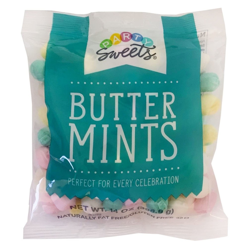 14oz Gourmet Pastel Buttermints - Approx. 100 Soft Mints for Every Celebration