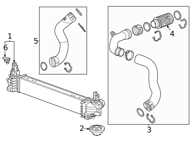 Genuine GM Inter-Cooler 42883251