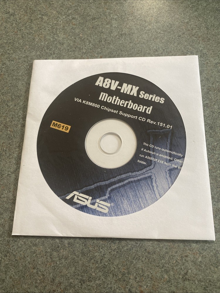 ASUS A8V-MX  Motherboard Drivers Install  M619