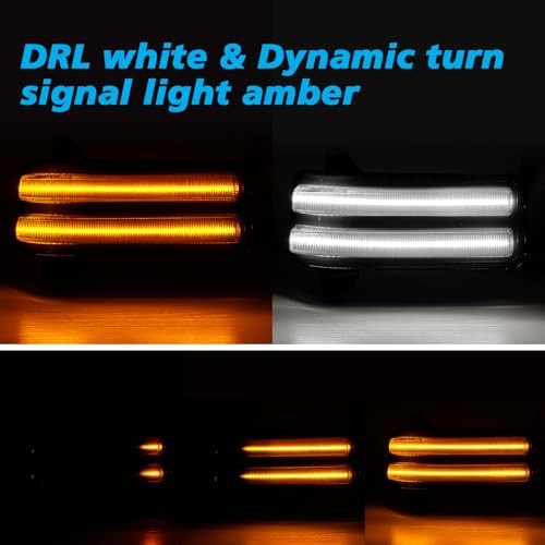 Sequential Switchback LED Side Mirror for Chevy Silverado GMC Sierra 2020-2023