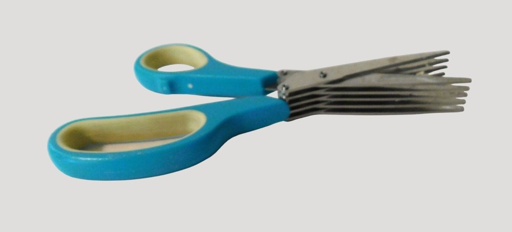 5-Blade Multipurpose Scissors Multi-Use Kitchen Office Tool Herbs Paper Security