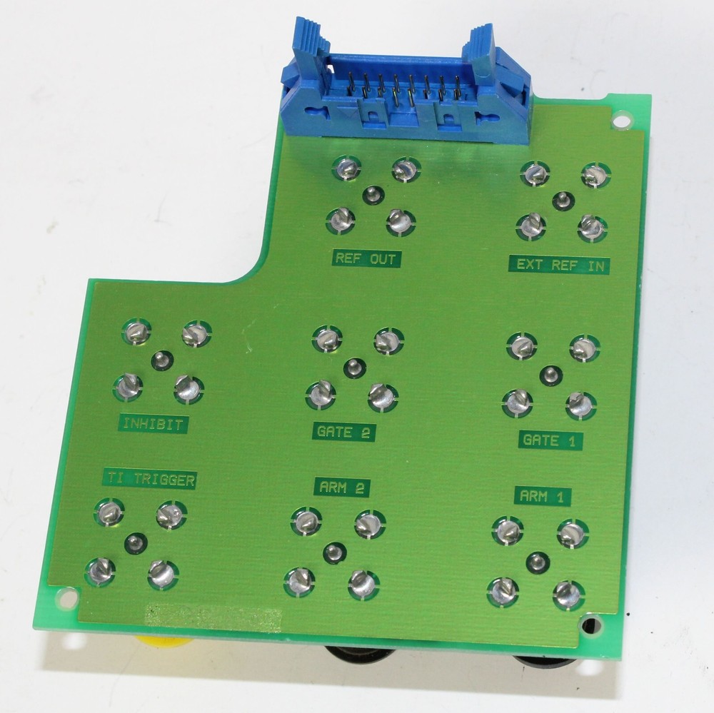 HP 5372A 05372-60013 REAR PANEL ASSEMBLY BNC CONNECTORS