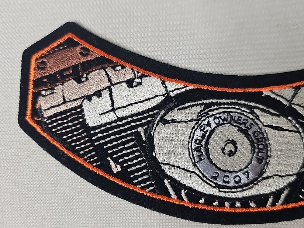 Harley Davidson Rocker Patches Harley Owners Group HOG 2007