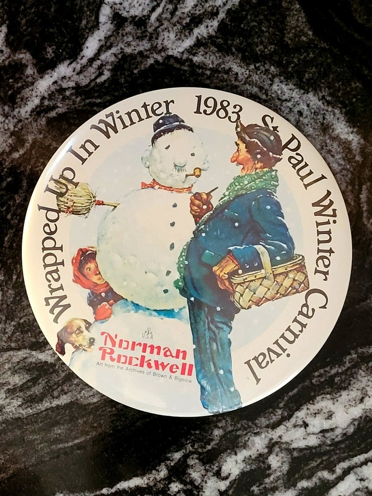 1983 ***MASSIVE*** (6 INCH) ST. PAUL WINTER CARNIVAL Pinback Button