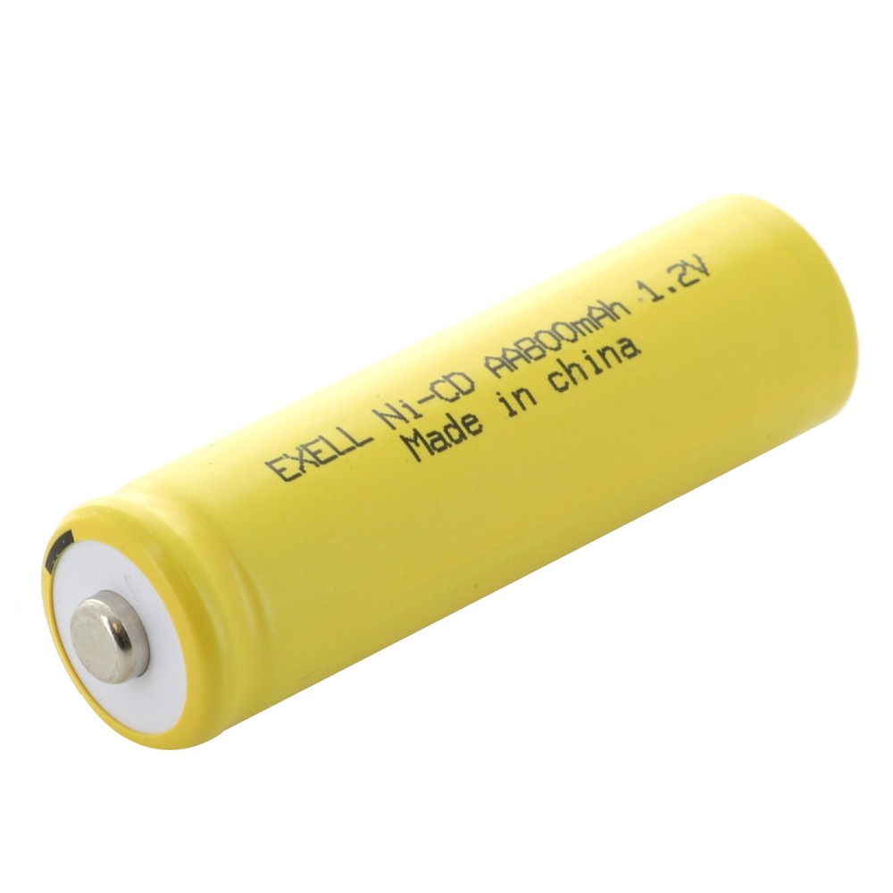 AA 1.2V 800mAh NiCd Rechargeable Button Top Assembly Cell Battery