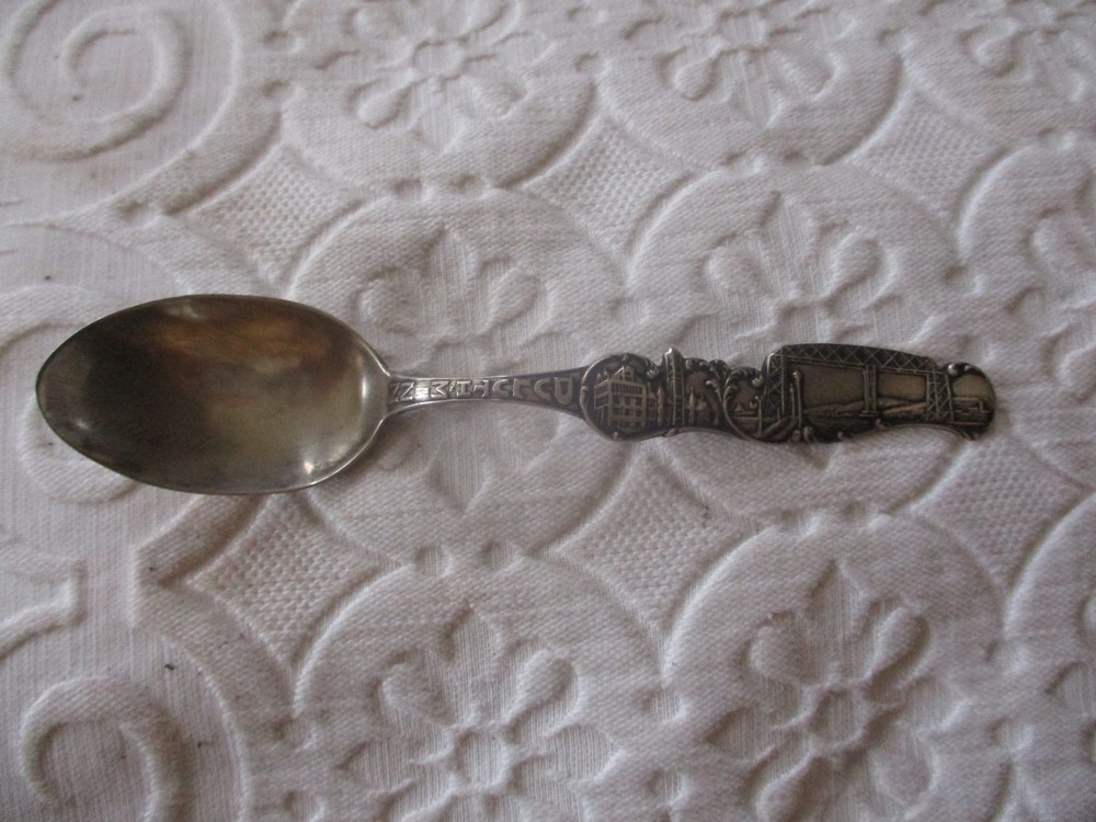 Sterling Silver Duluth Minnesota Souvenir Spoon P&W Co.
