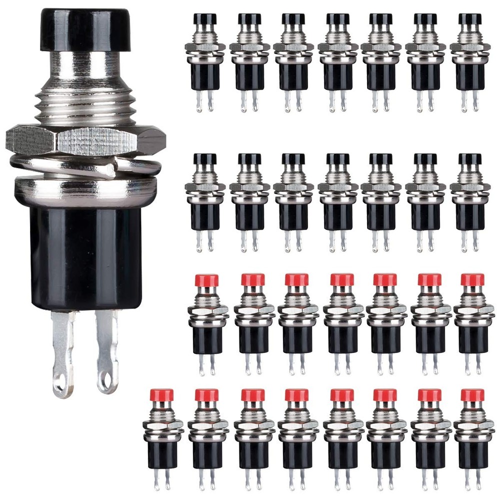 Clyxgs Momentary Push Button Switchspst Normal Closed Nc Switch 2 Pin