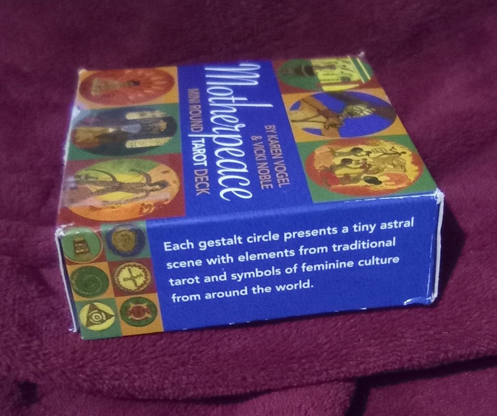 Mini Motherpeace Round Tarot Deck