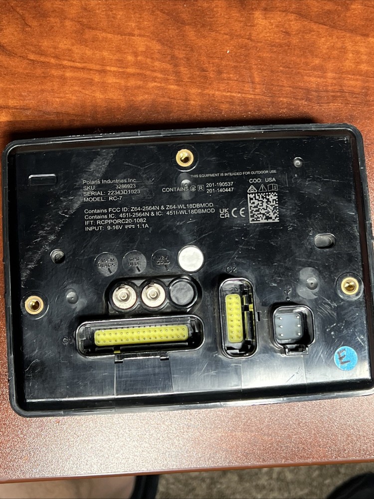 Polaris / Indian Challenger Command Display Screen 7" RC-7 Model