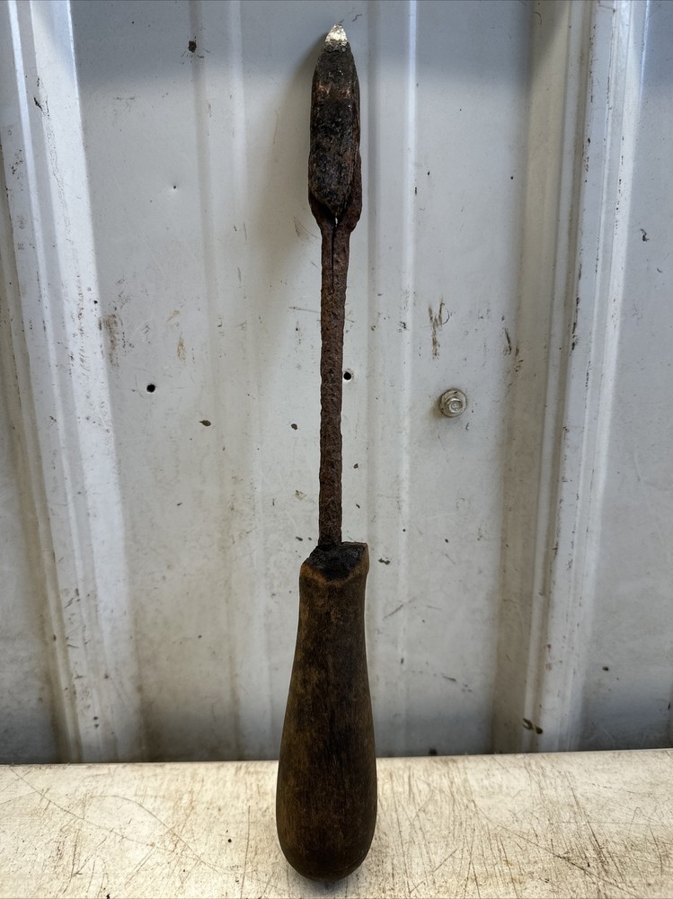 Vintage Copper Head Soldering Iron Welding Tool Original