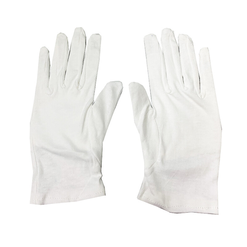 White Gloves (Cloth) - 5 pairs