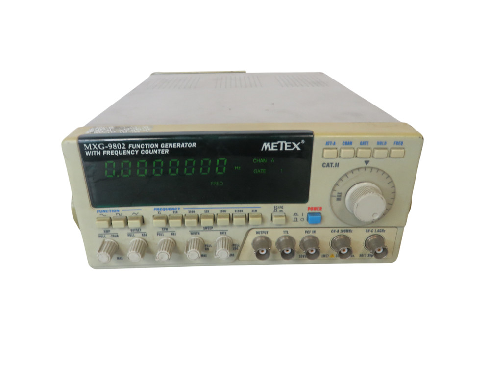 METEX MXG-9802 FUNCTION GENERATOR WITH FREQ COUNTER  - Free Shipping