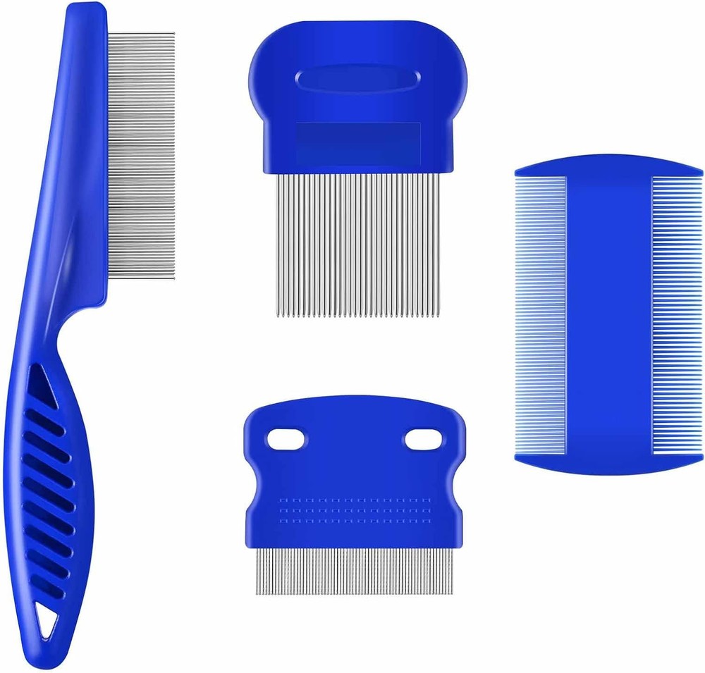 Flea Lice Comb Stainless Steel Grooming Combs