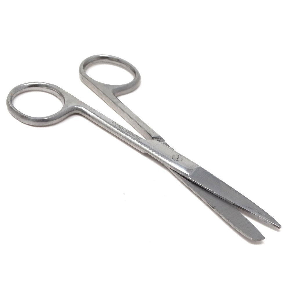 1 Operating Dissecting Scissors 4.5" Straight SHARP BLUNT Tip Surgical Tool