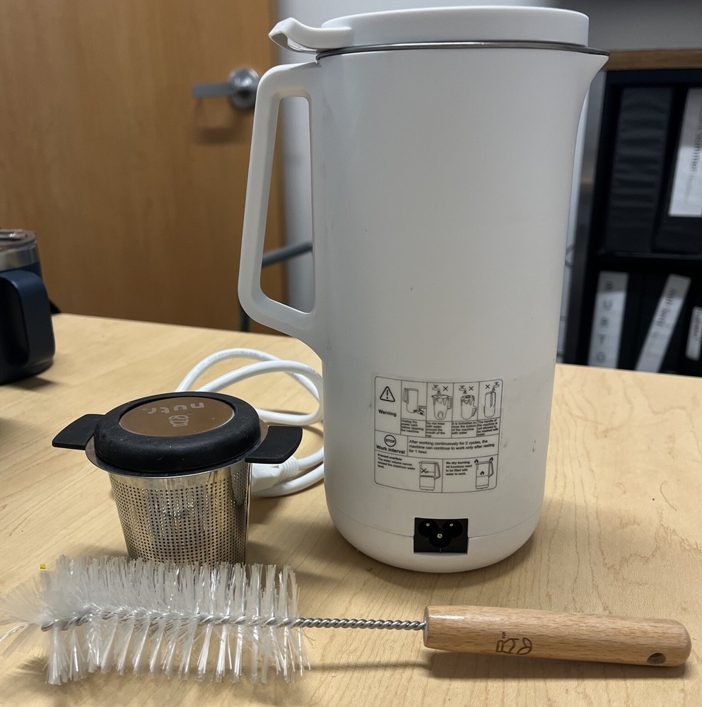 NUTR N2W Single Serving Nut Milk Maker Machine Blender White