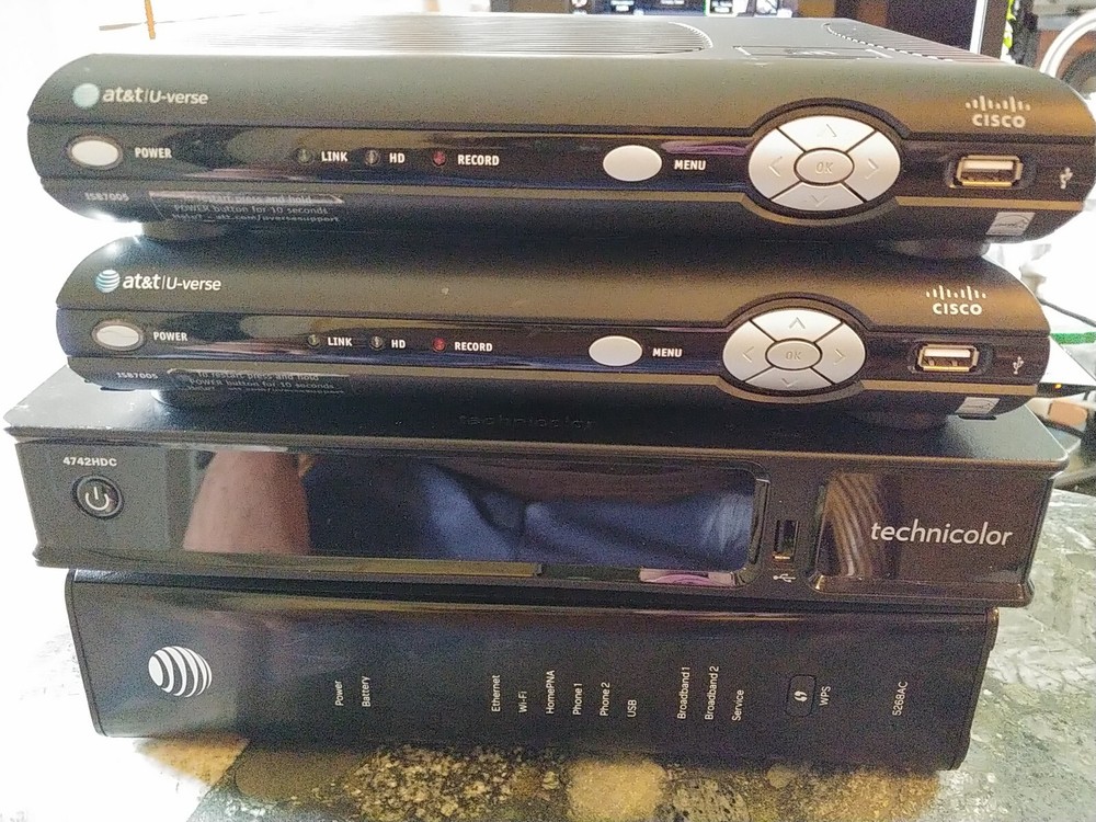 BUNDLE PACE 5268AC Router 4742HDC Receiver (2) ISB7005 Cable Receivers & REMOTE