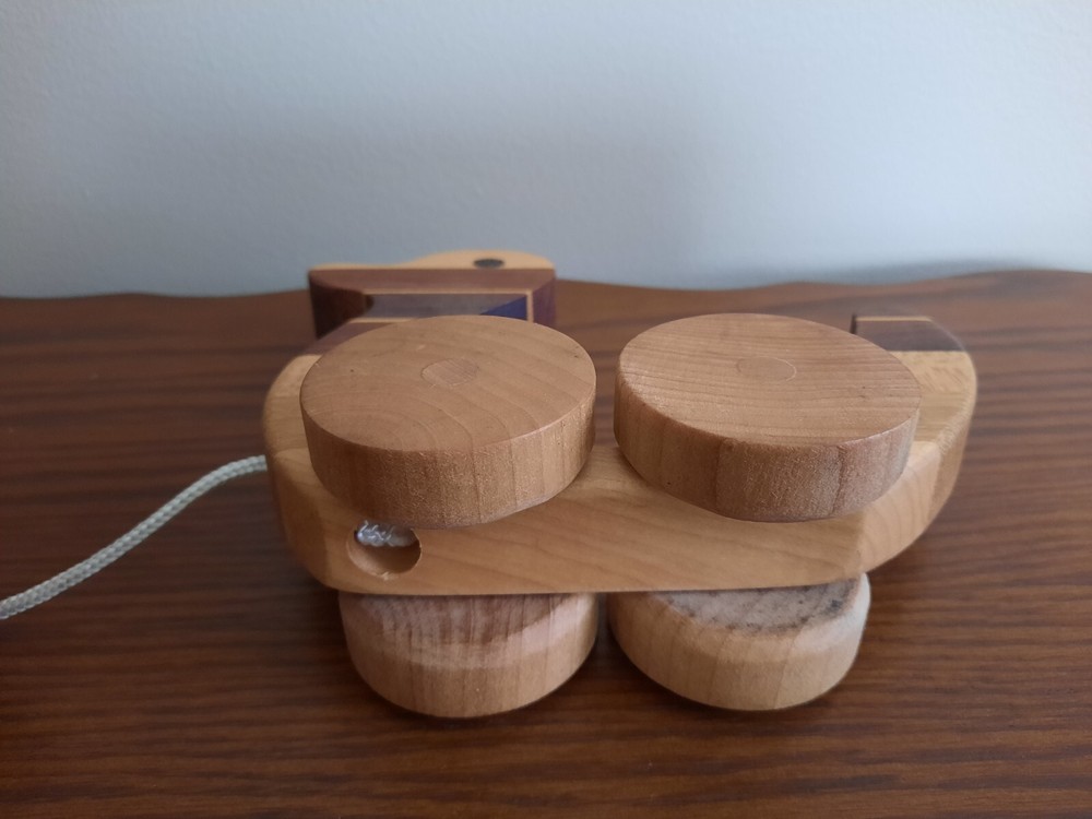 Handmade Duck And Egg Pull Toy. See Video. What a Fun Toy!