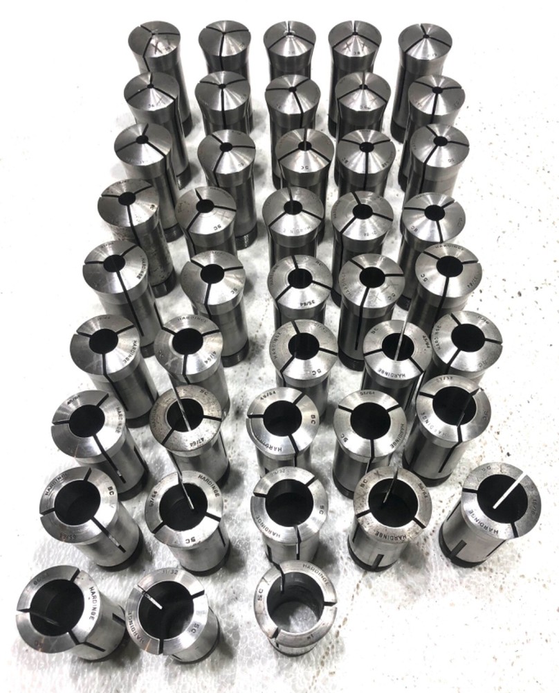 Hardinge 5C Round Collet, Various Sizes Internal & External Thread Dropdown Menu