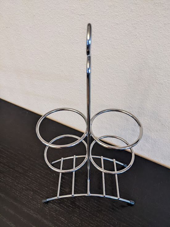 Chrome table-top caddie - New