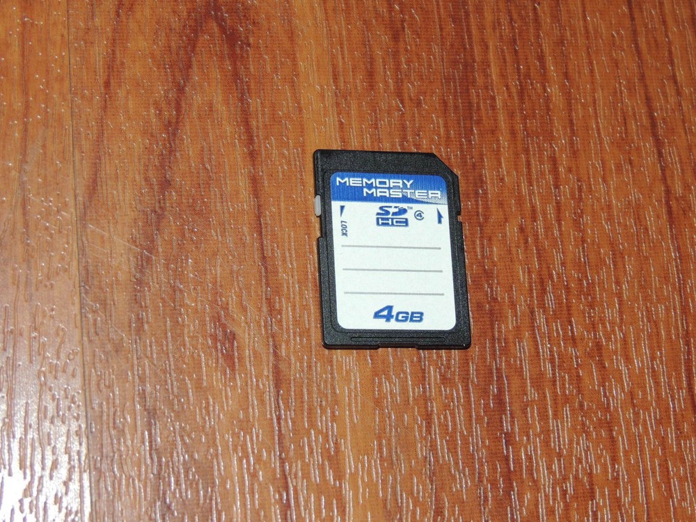Memory Master 4GB SDHC Memory Card - Class 4